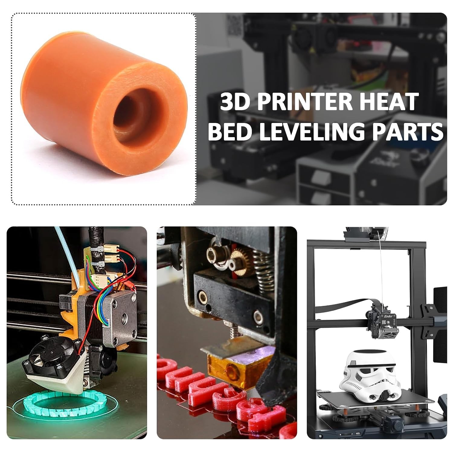 Universal 3D Printer Silicone Leveling Mats - 12 Pcs for Better Stability