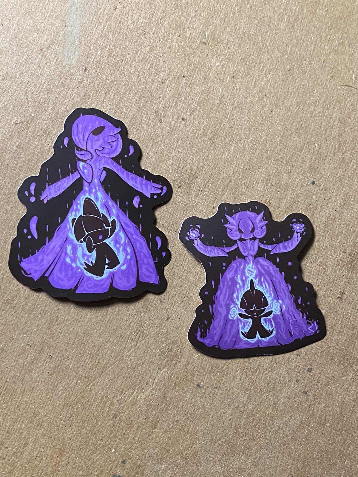 Pokemon Stickers Ralts and Gardevoir