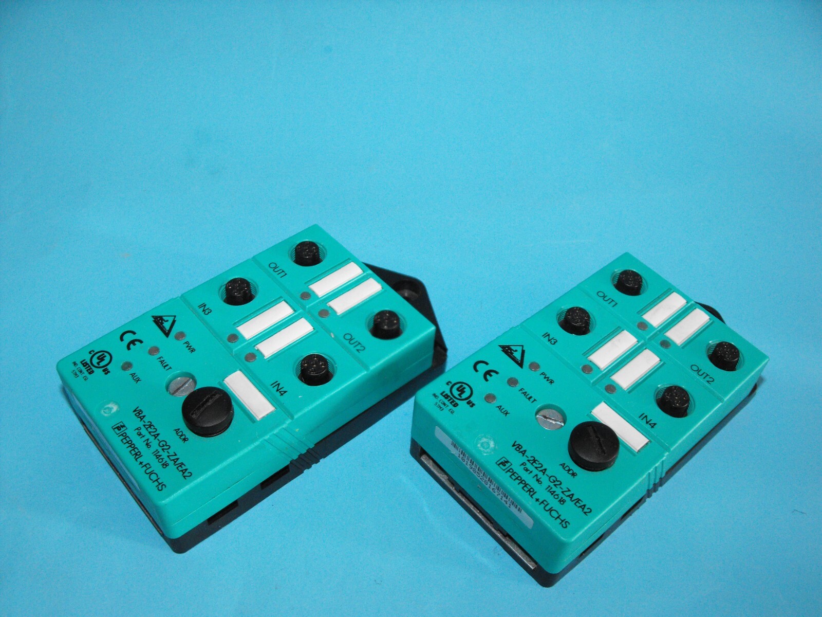 PEPPERL+FUCHS VBA-2E2A-G2-ZA/EA2.AS-Interface Sensor.114618.(LOT2PCS).USED