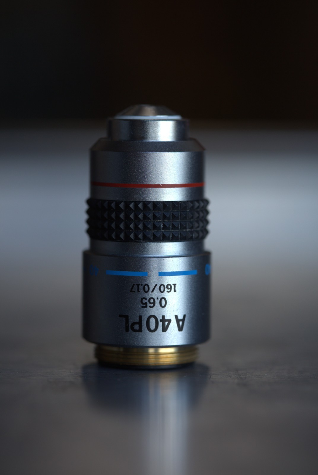 Olympus A40PL 40X 0.65 160/0.17 Microscope Objective Lens