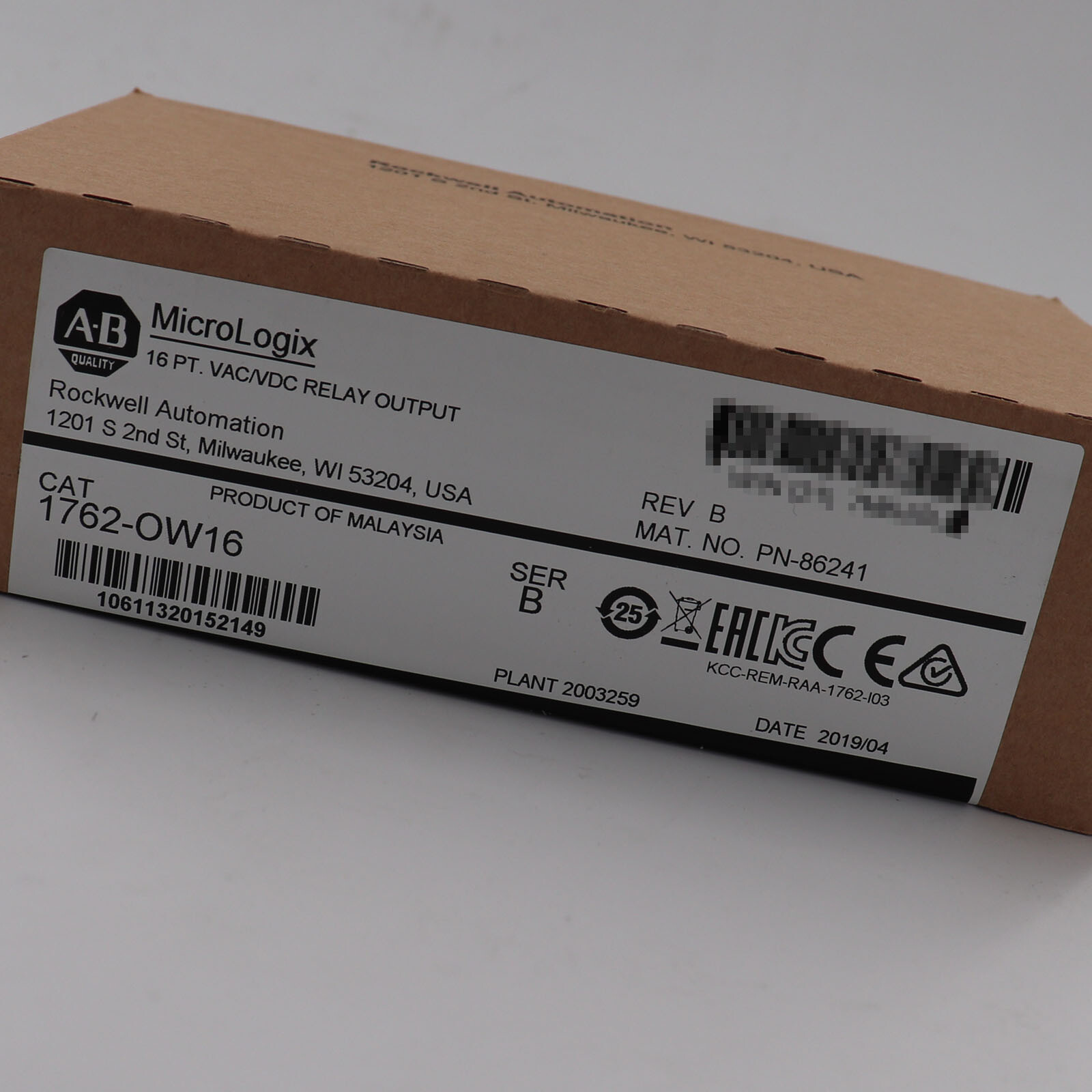 NEW Allen-Bradley 1762-OW16 MicroLogix 16 Point Relay Output Module 1762OW16