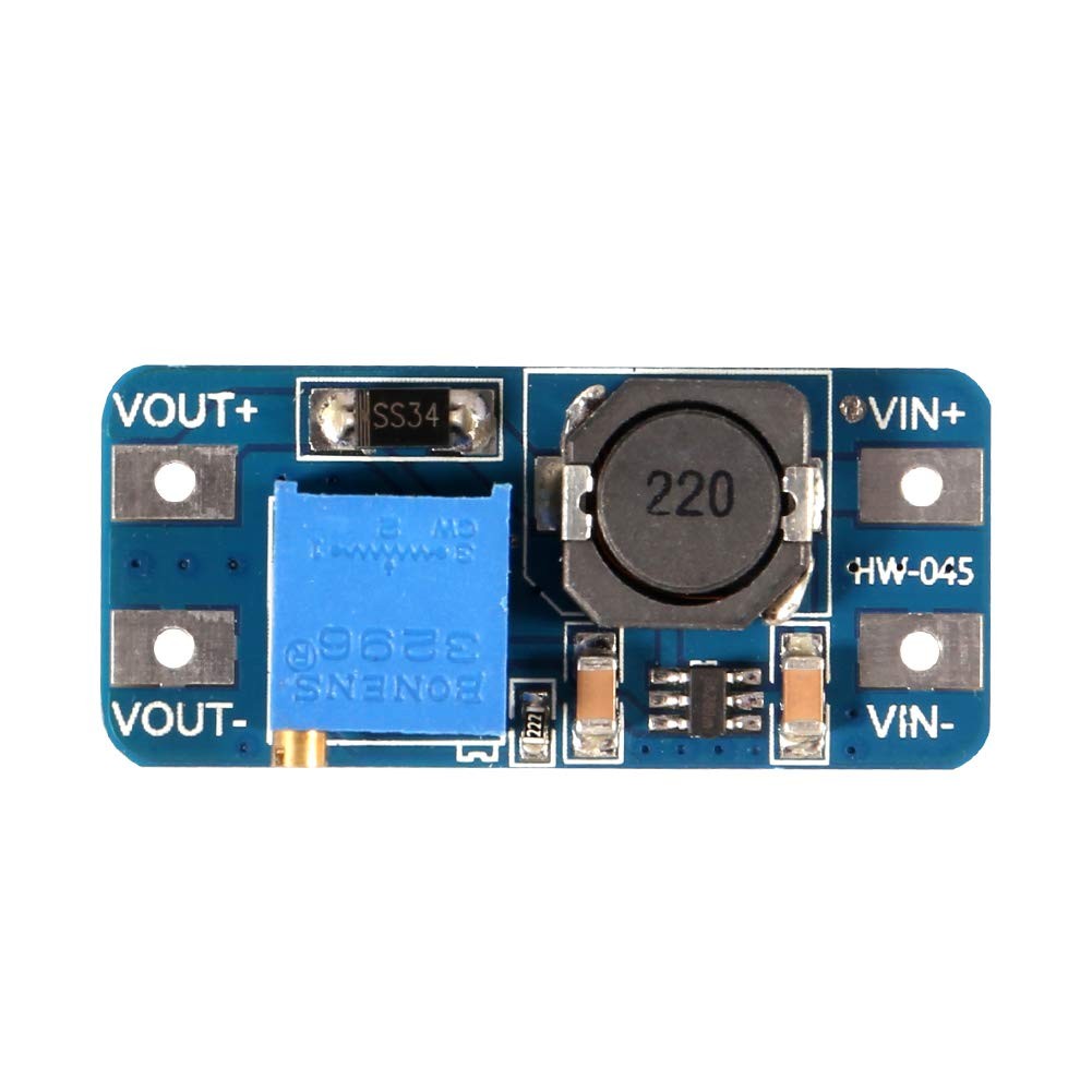 5PCS MT3608 DC-DC Step Up Boost Power Converter 2A Module Adjustable Step Up ...