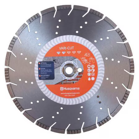 Husqvarna Vari-Cut 6 Diamond Saw Blade, Demolition, 6" Dia.