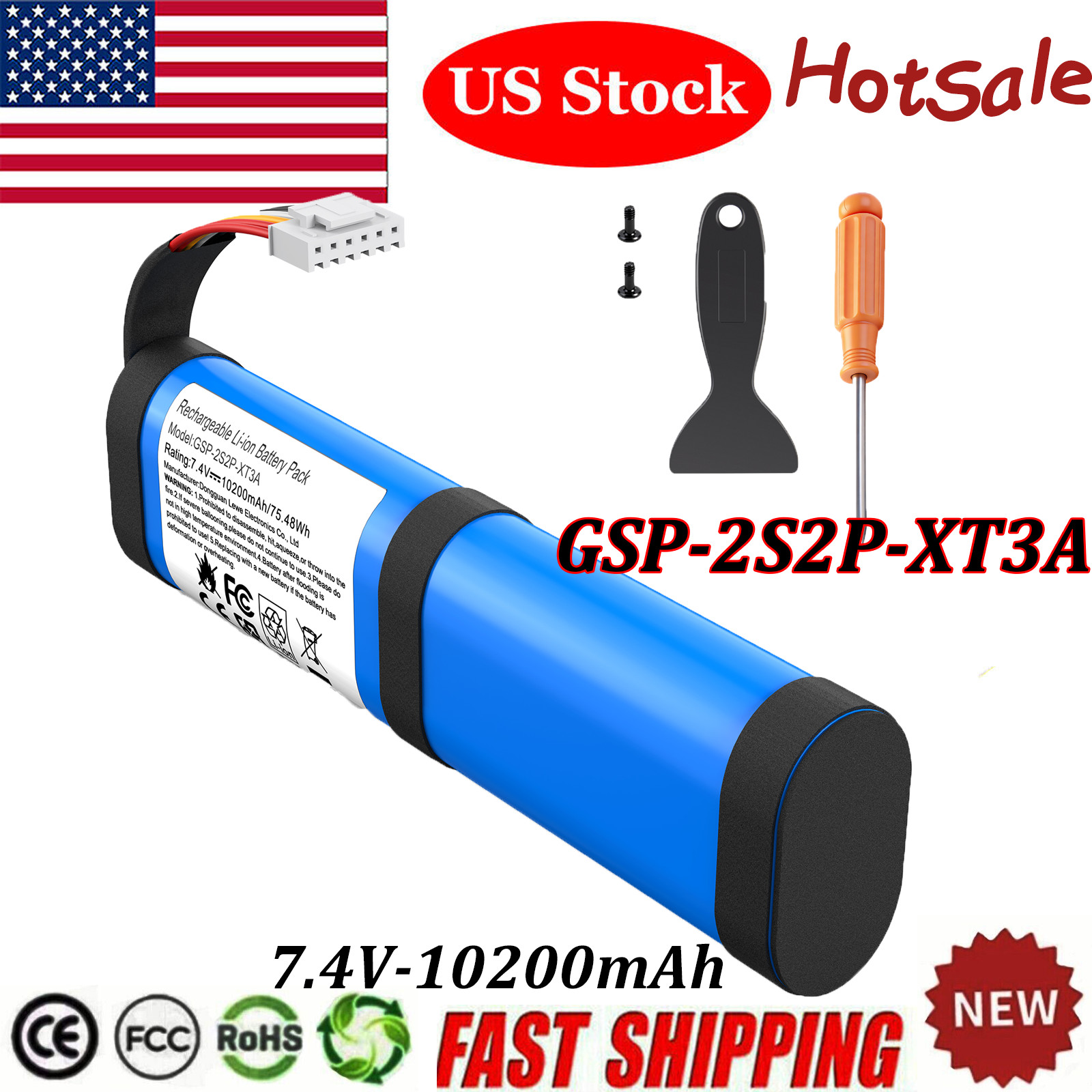 for JBL Xtreme 3 Wireless Bluetooth Speaker Battery GSP-2S2P-XT3A Replacement