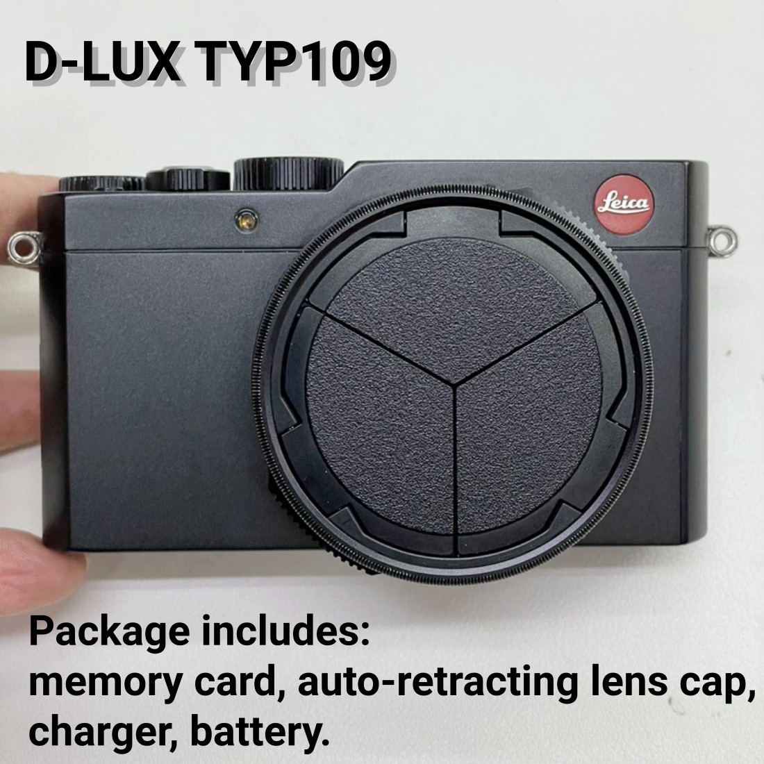 Leica D-LUX Typ 109 12.8MP Compact Digital Camera 3.1x Optical Zoom English