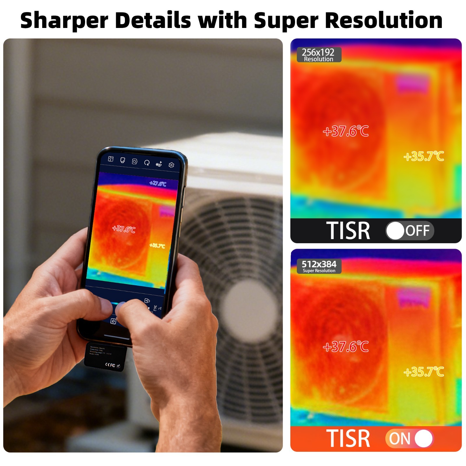 ANXTECH Thermal Imaging Camera Thermal Imager Android Type-C Super IR 512x384