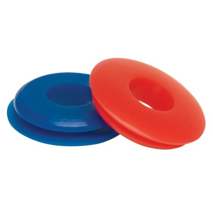 RoadPro RP3611BR Air Brake Gladhand Seal 1 Blue Service And 1 Red Emergency Glad