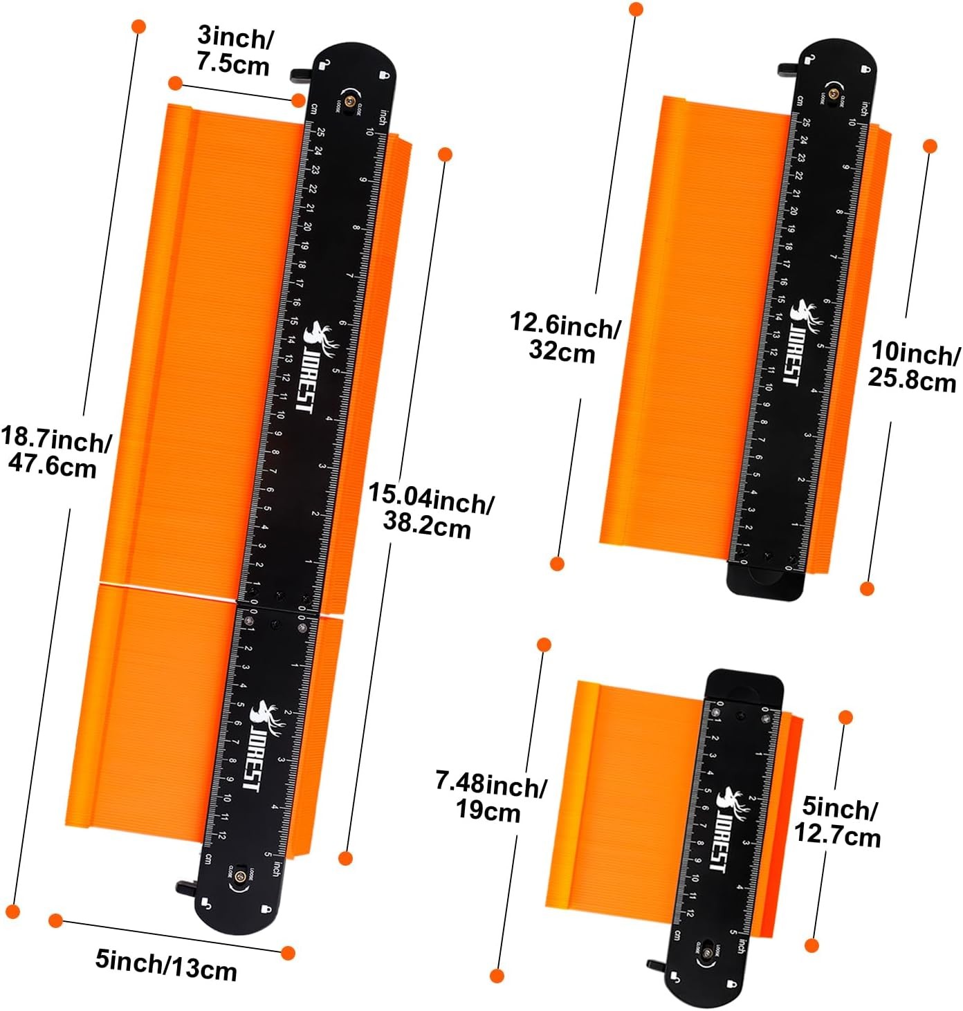 Connectable Contour Gauge Shape Duplicator Tool