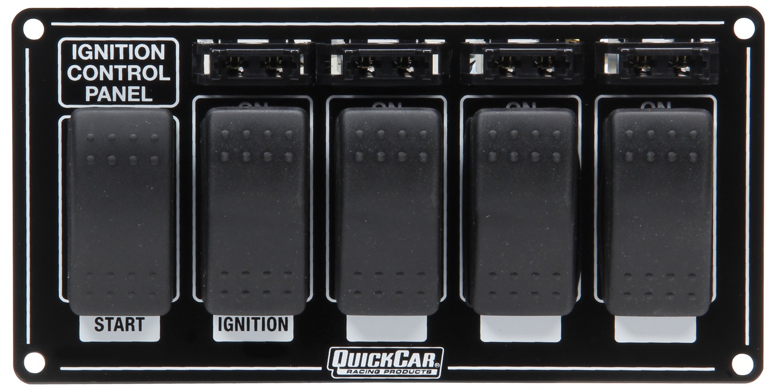 QuickCar Ignition Panel w/ Rocker Switches & Fuses 52-863