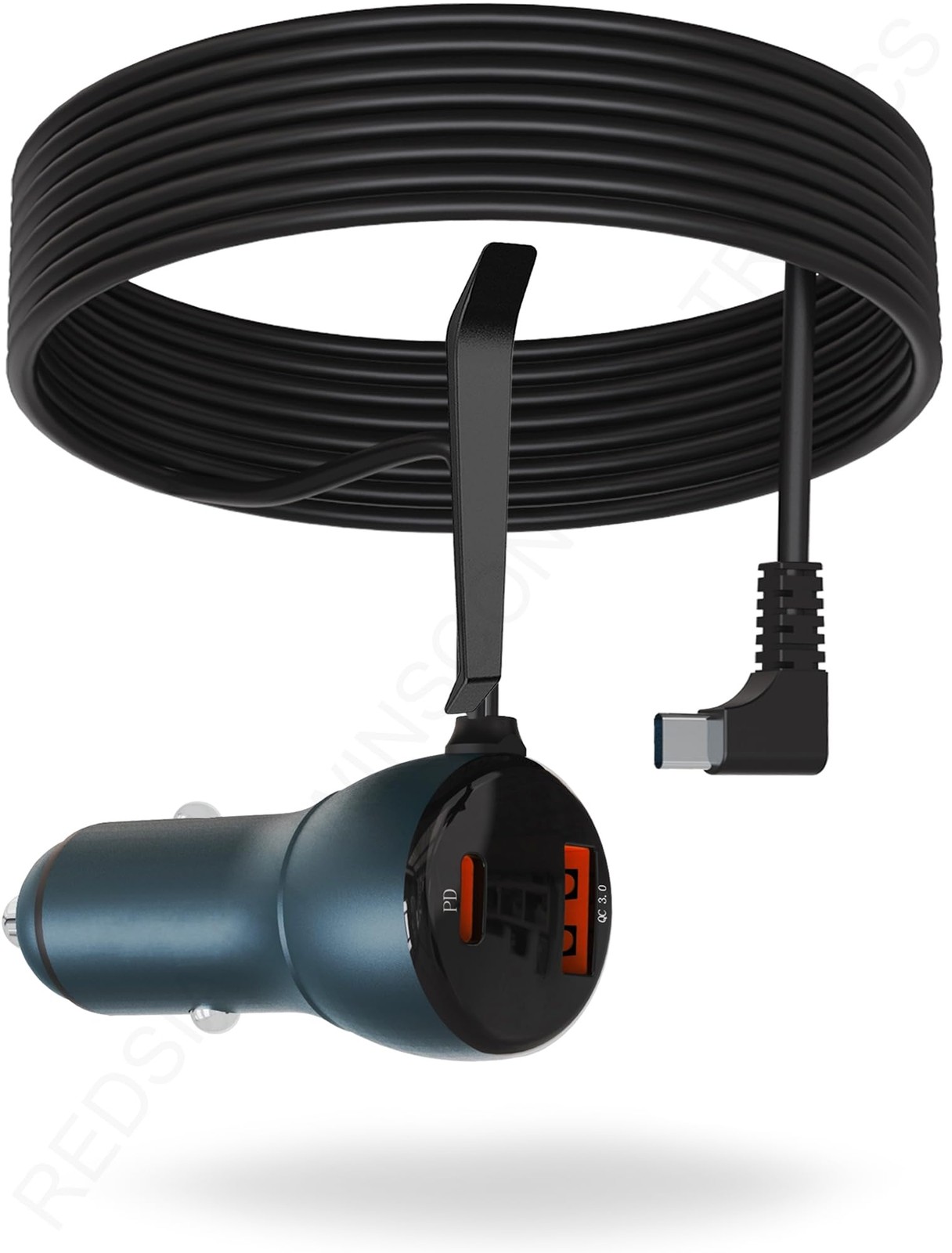 Dash Charger USB Car Power Charging Cable Cord Dashcam Hardwire Kit 12-24V to...