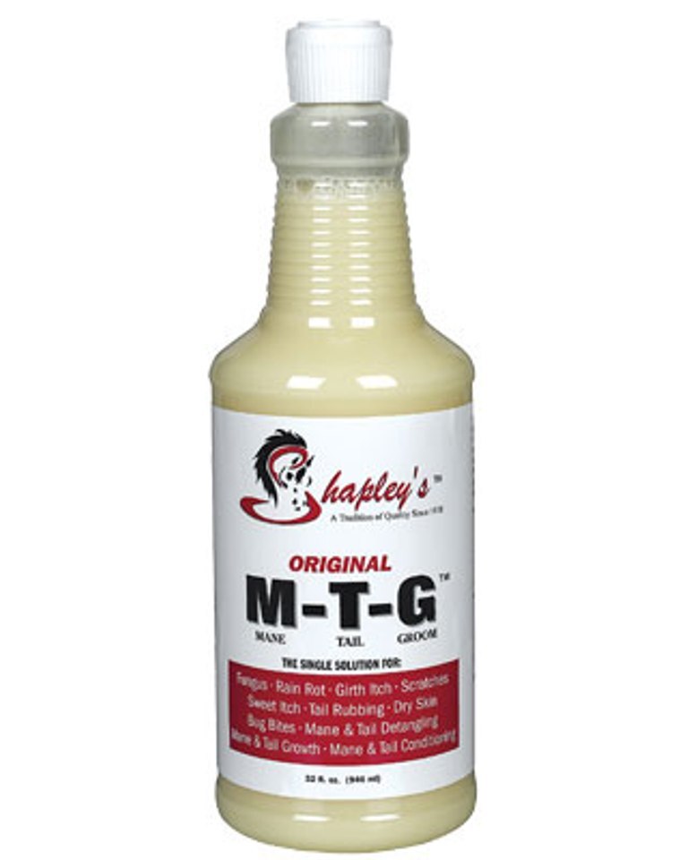 Shapleys Original MTG 32oz Equine Mane Tail Groom Fungus Rainrot Scratches Grow