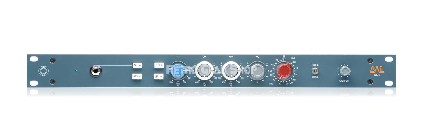 BAE 1073 + PSU Rackmount Microphone Preamp & EQ