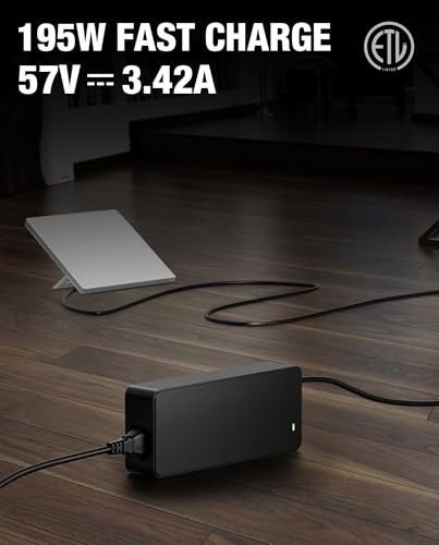 for Starlink Gen 3 Charger,57V 3.42A AC Power Adapter Compatible with Starlink