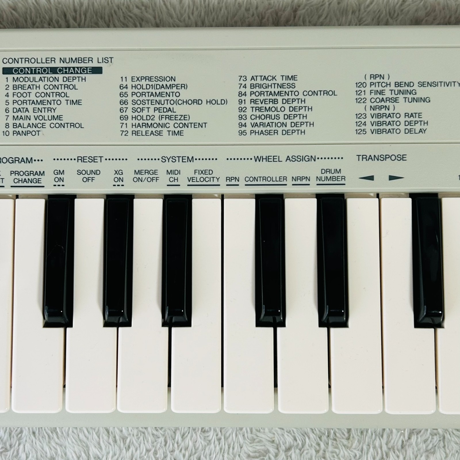YAMAHA CBX-K1 MIDI Keyboard Compact Controller Tested Main Unit Only Model