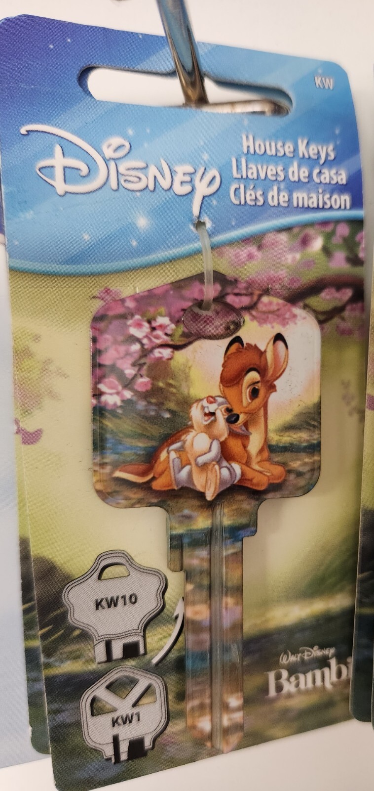 DISNEY BAMBI AND THUMPER KWIKSET KW1/KW10 KEYBLANK - READ DETAILS BELOW
