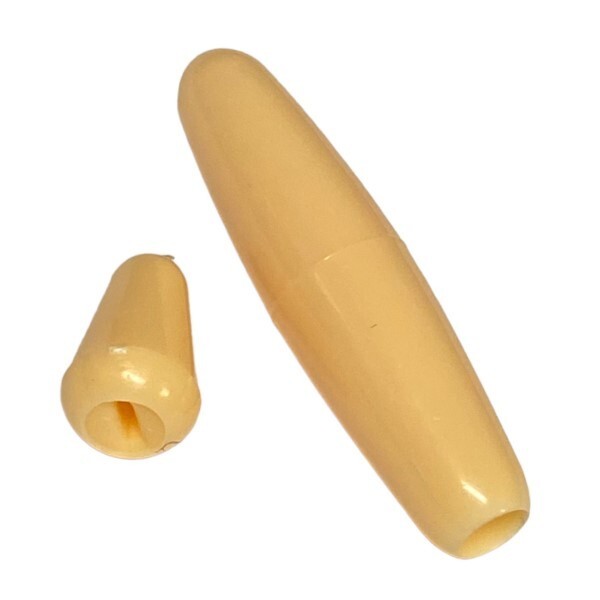 STK-028 Metric Cream Push on Tremolo Tip & Switch Tip for Import Strat Guitar