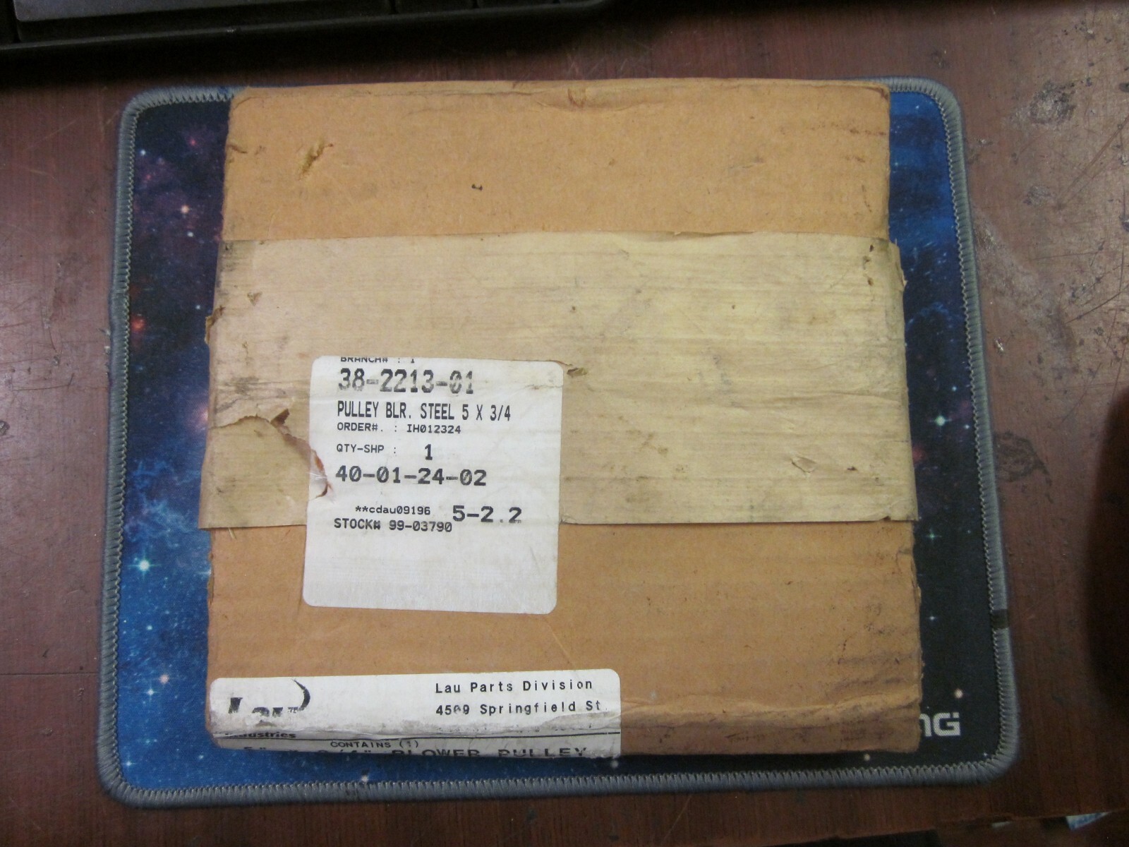 LAU BLOWER PULLEY 5" X 3/4" P/N:  38221301  Free Shipping