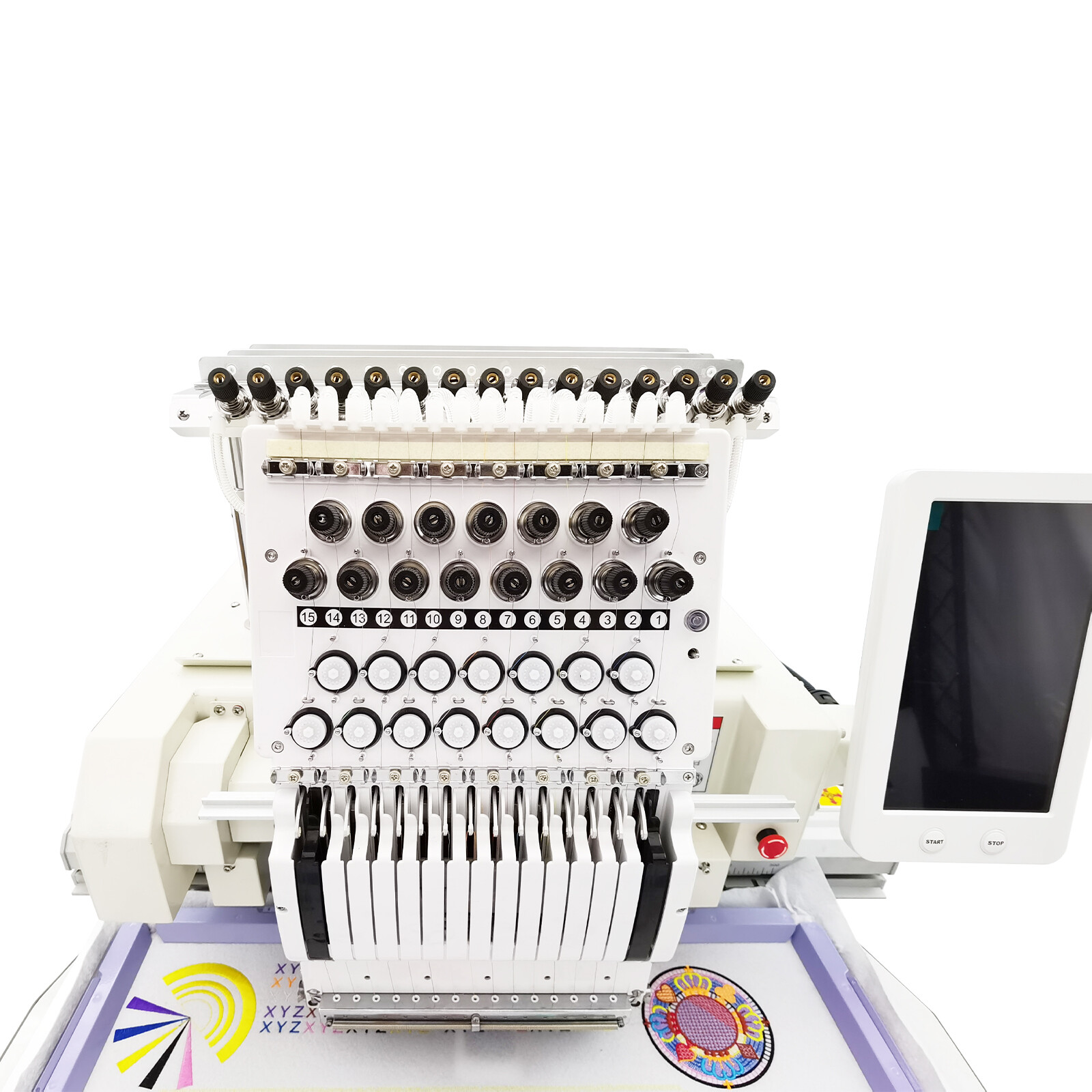 Automatic Commercial DIY Personalized Embroidery Machine Single Head 15 Needles
