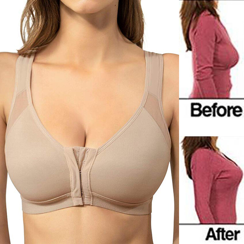 Women's Comfort Revolution Wirefree Bra Ultimate Lift Full Shaper Bra Shapewear