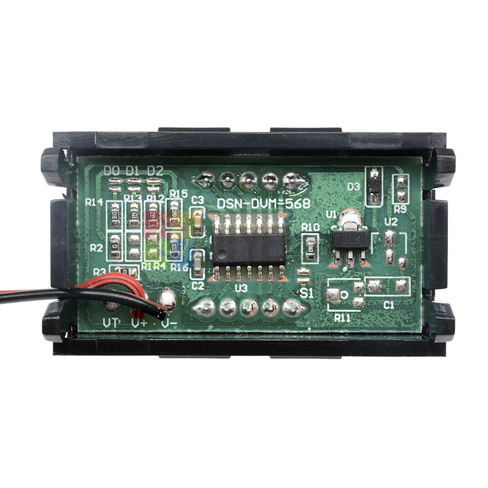 0.56" DC 5-30V Voltmeter LED Panel Digital Display Mini Volt Voltage Meter Blue