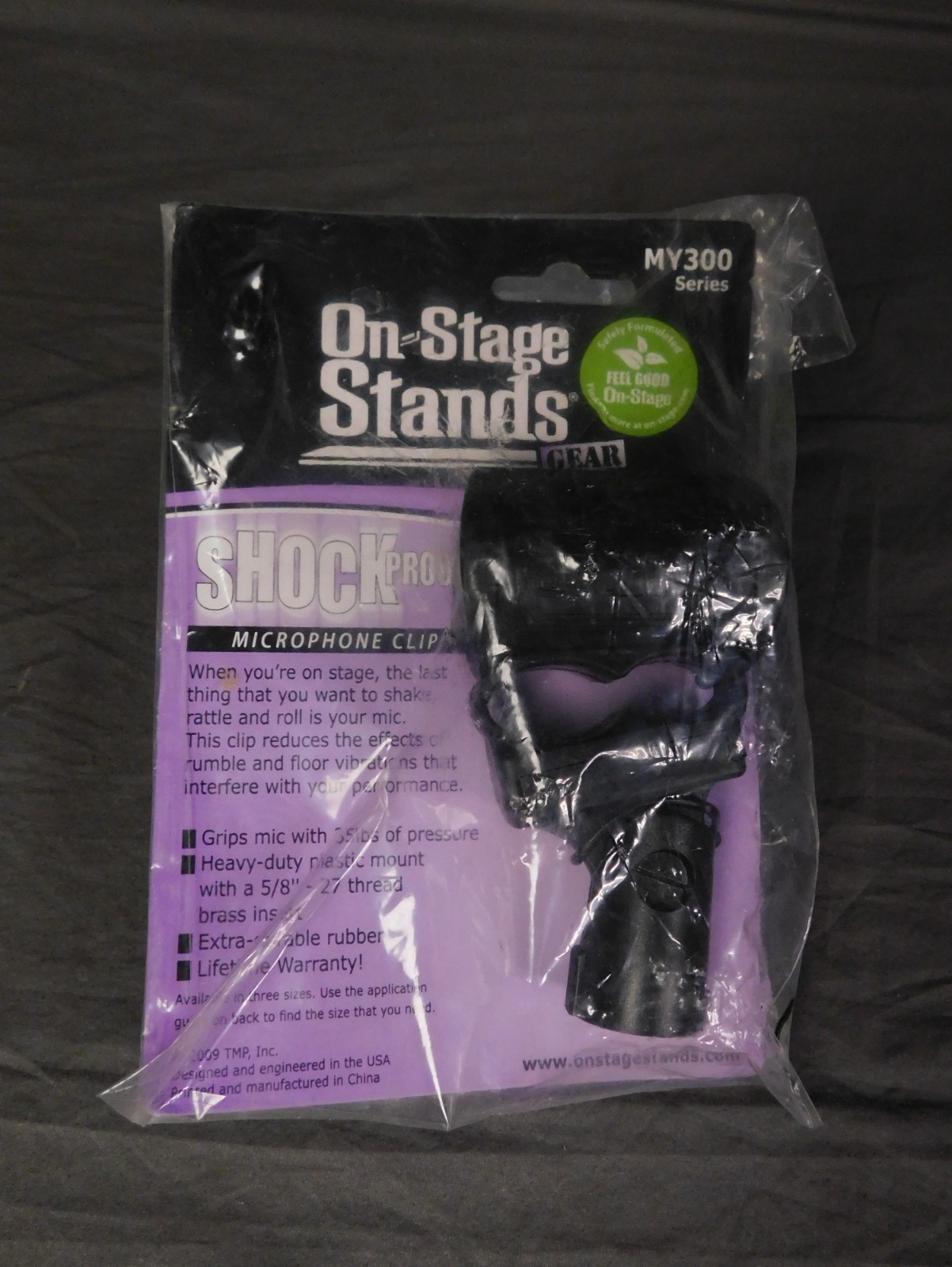 On-Stage Stands Gear MY300 Clothespin Style Microphone Clip