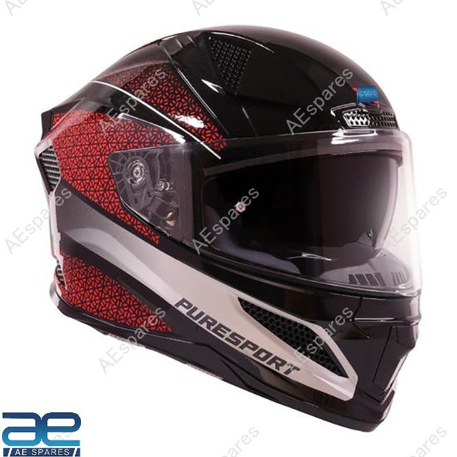 Crossair Puresport Gradient Full Face Helmet For Royal Enfield Rider @VI