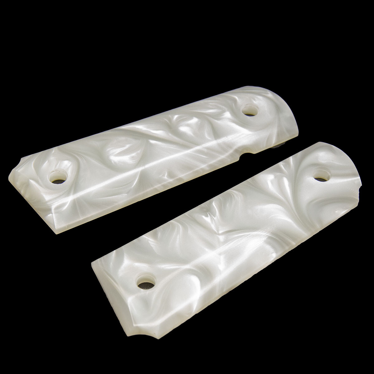 1911 Full Size Polished Mother Of Pearl Grips NEW - Bonus 4 Gold Screws