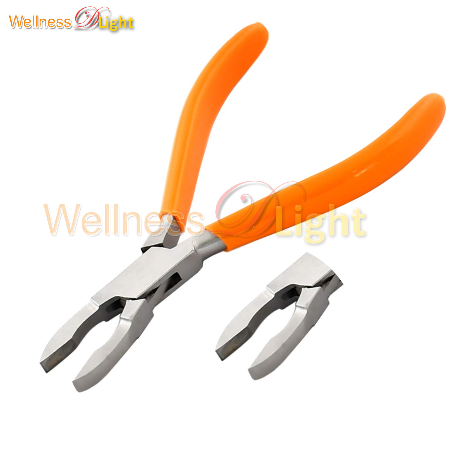 Ring Closing Pliers 6'' PVC Grip Orange Color Handle Body Piercing Captive Bead