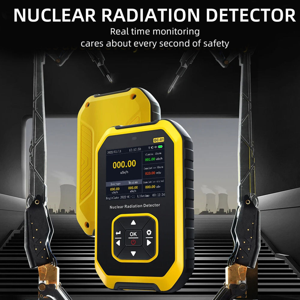 Nuclear Radiation Detector GM Geiger Counter β/γ/X-Ray Dosimeter Portable