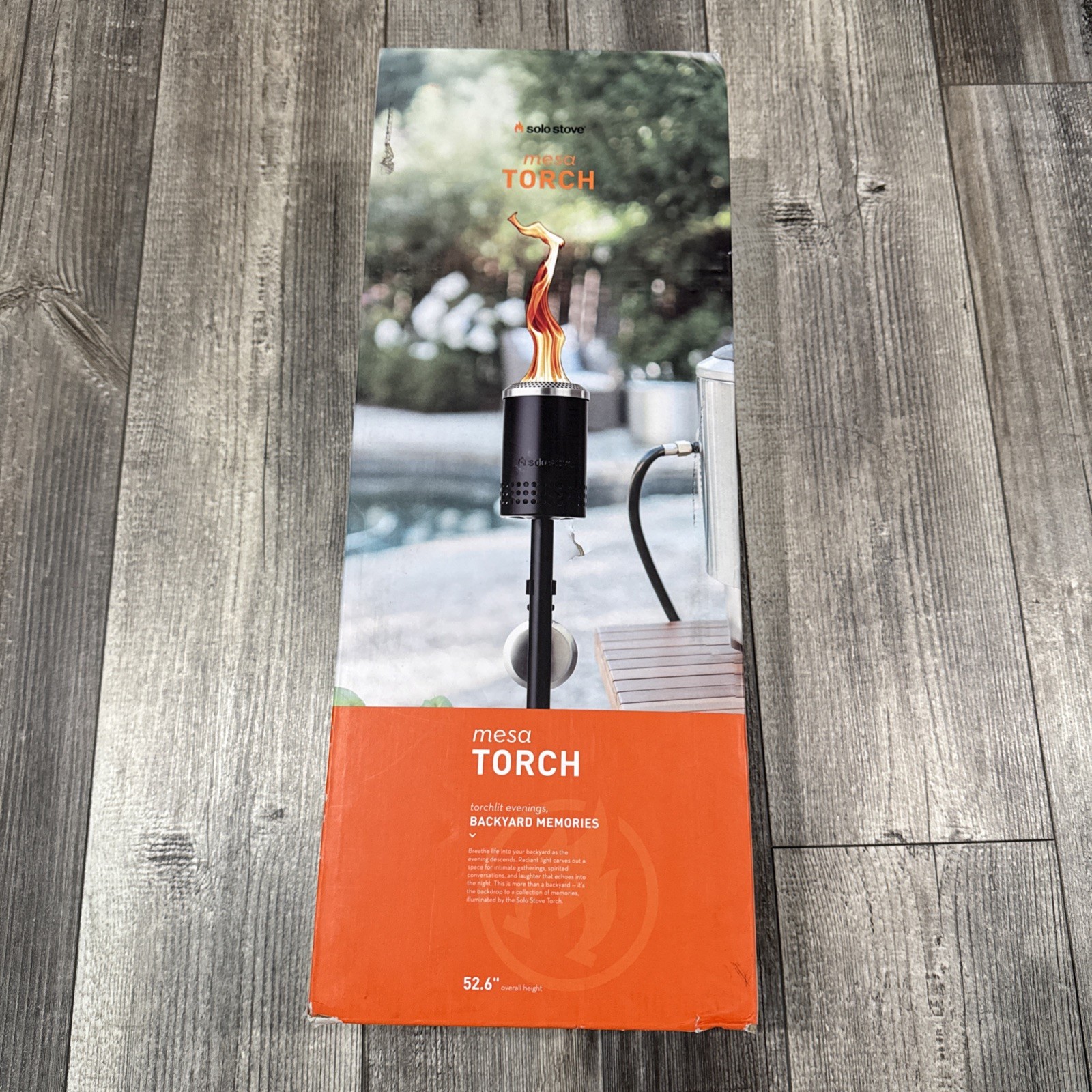 Solo Stove Mesa Torch Adjustable Height 5-Hour Burn Time Cold-Rolled Steel NEW