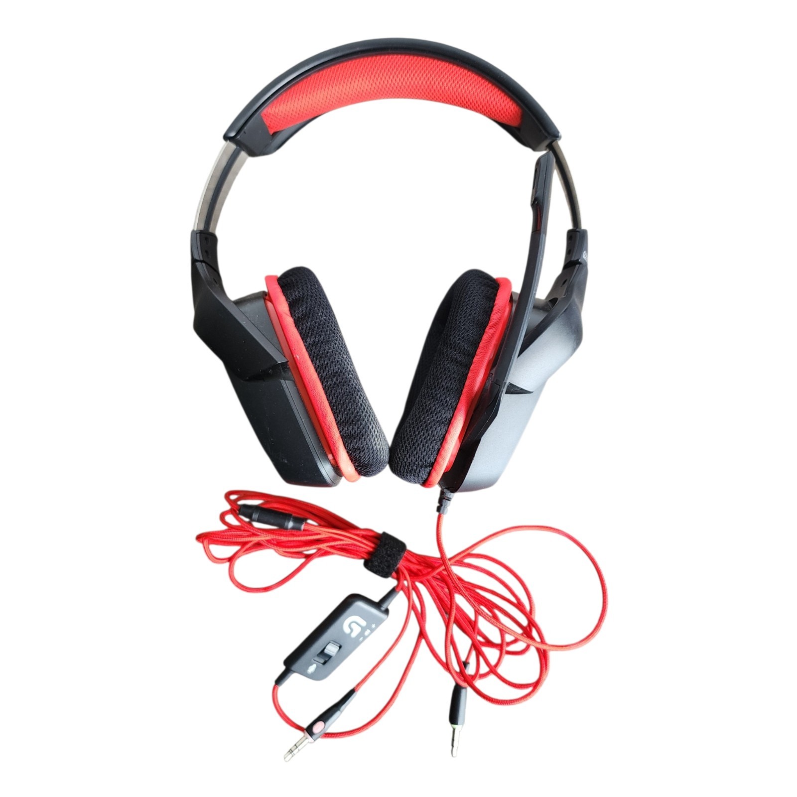 Logitech G230 Stereo Gaming Headset with Noise-Cancelling Microphone - Black/Red
