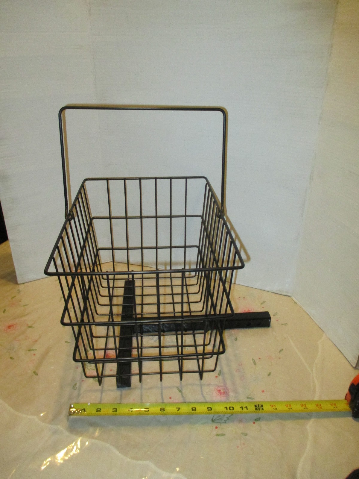Heavy-Duty Metal Rear Basket for Mobility Scooters - Easy No-Tool Installation