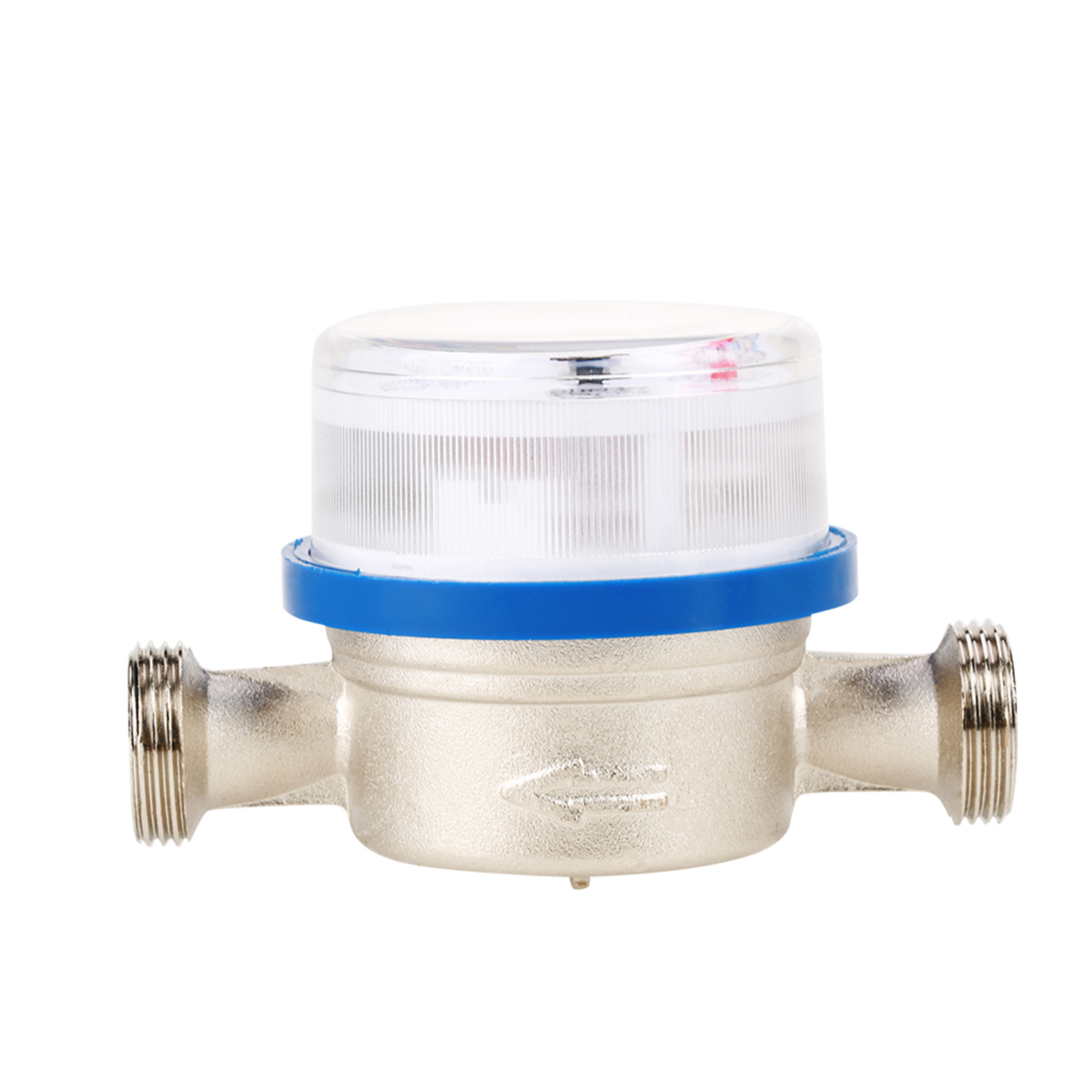 15mm 1/2" Plastic Cold Water Meter Single Water  Dry Table Measuring Tools