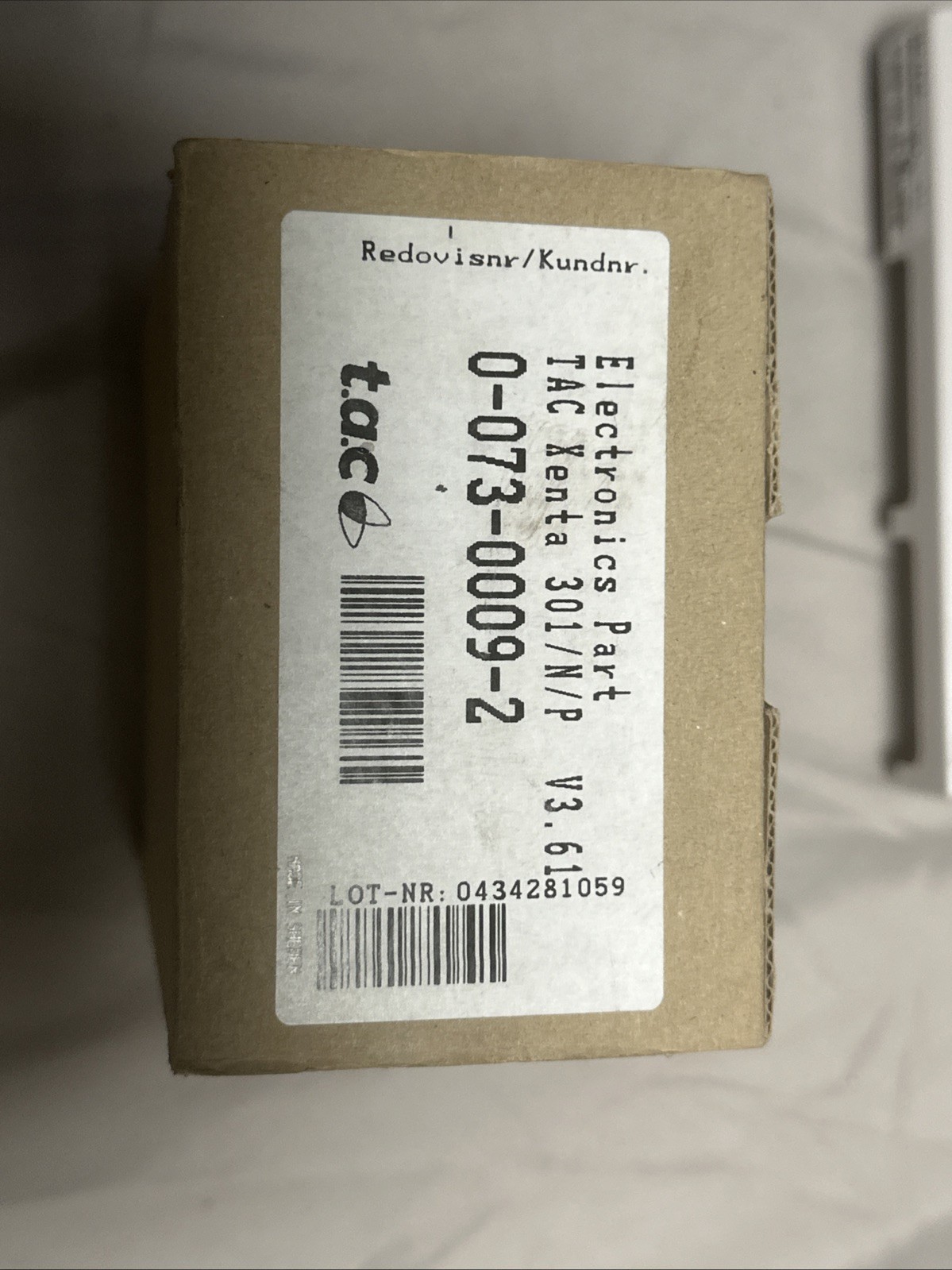 T.A.C LONMARK TAC Xenta 301/N/P PLC CONTROLLER 0-073-0009-2 used
