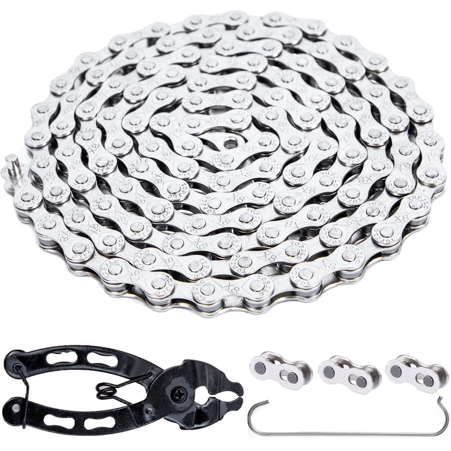 Cadena de bicicleta de una o 6/7/8 velocidades, cadena para ciclismo de montaña