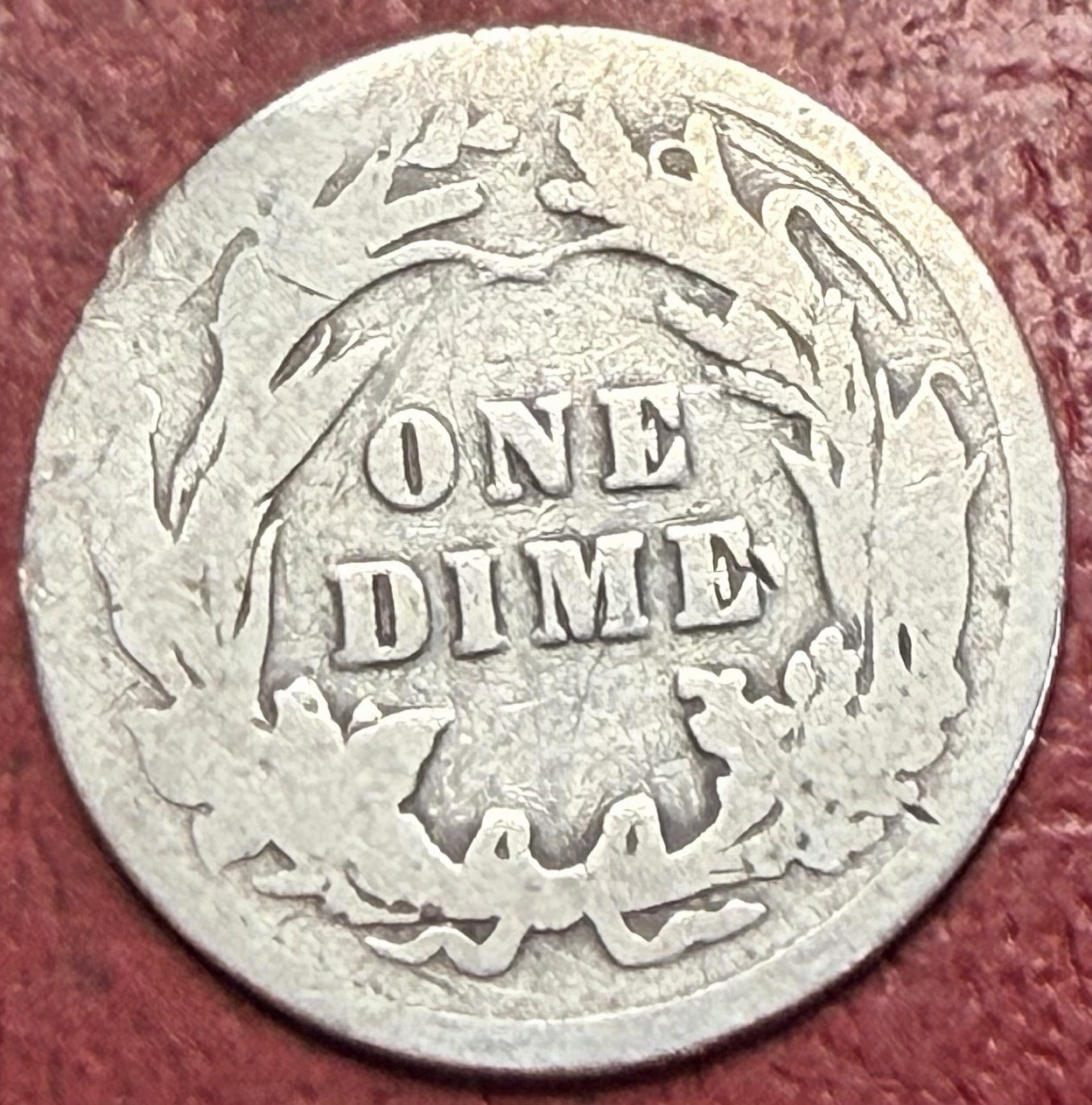 1910 Barber Dime. Free Shipping