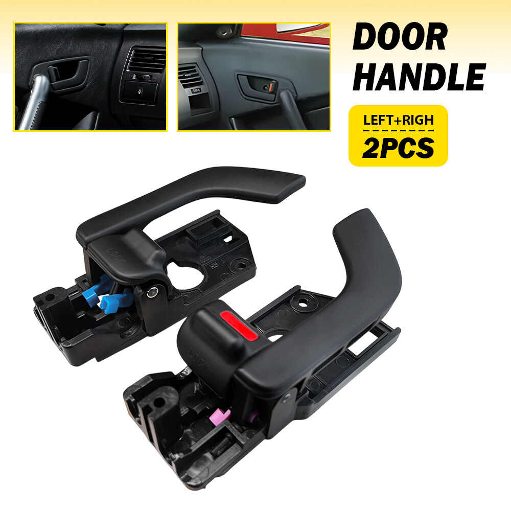Pair For Hyundai Tiburon 03-08 Side Inside Interior Door Handle Front Right Left
