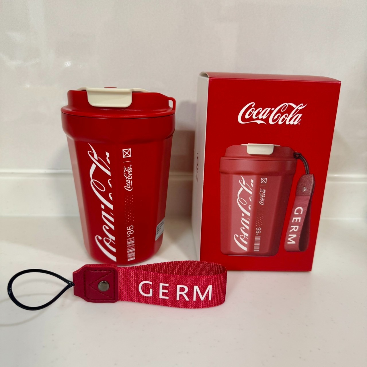 GERM x Coca-Cola Collaboration Tumbler Red 390ml Stainless Steel Japan New