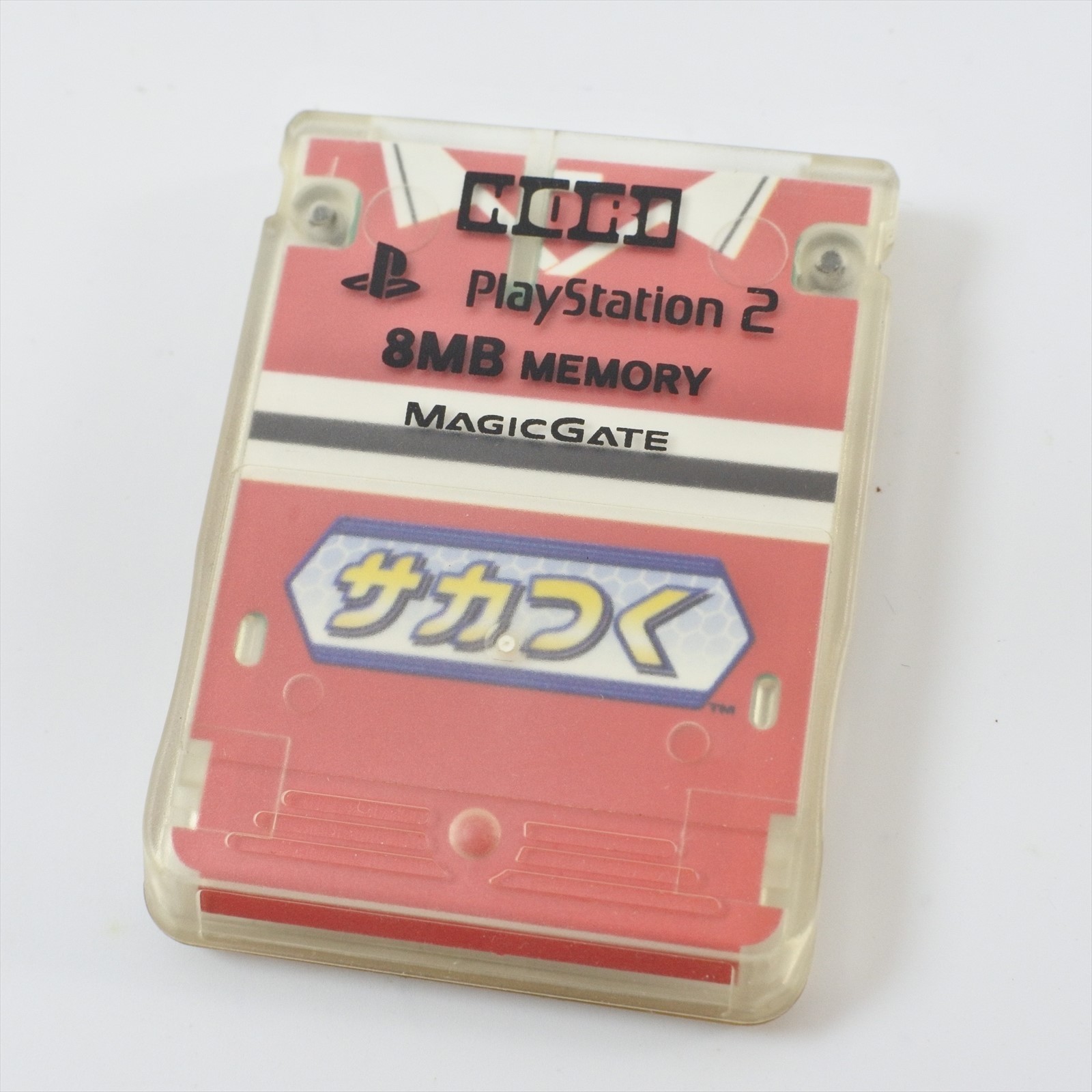 PS2 HORI Memory Card 8MB SAKATSUKU Soccer Playstation 2 Made in Japan 0485