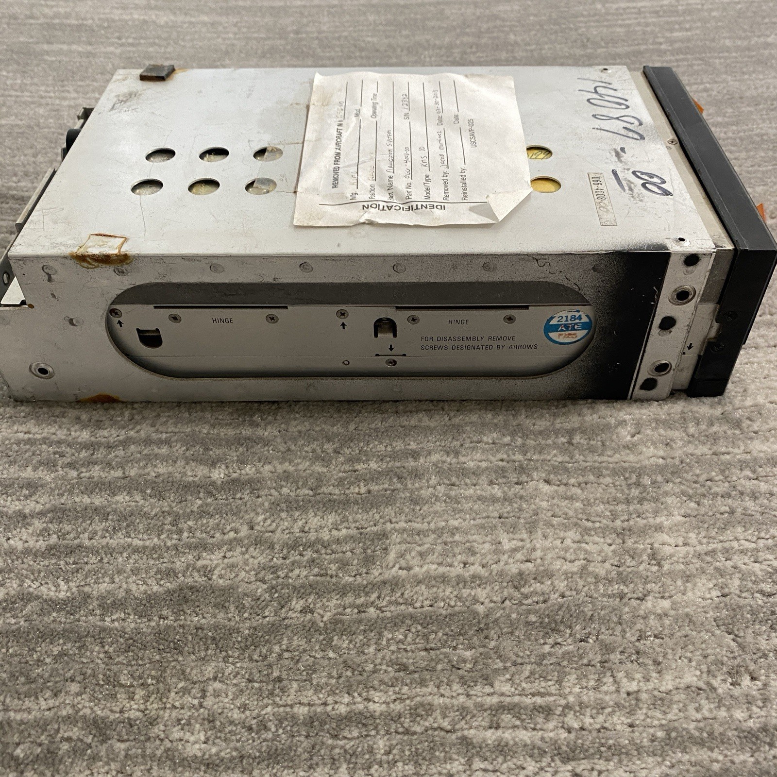 Bendix King KNS 80 Navigation System 066-4008-00 With Screen Damage And Tray