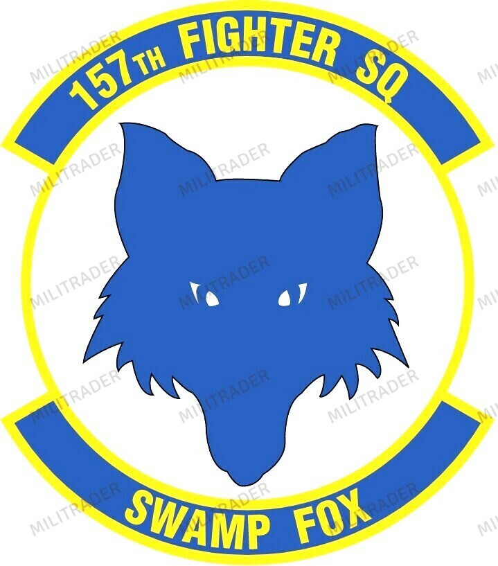 USAF 157th Fighter Squadron Self-adhesive Vinyl Decal