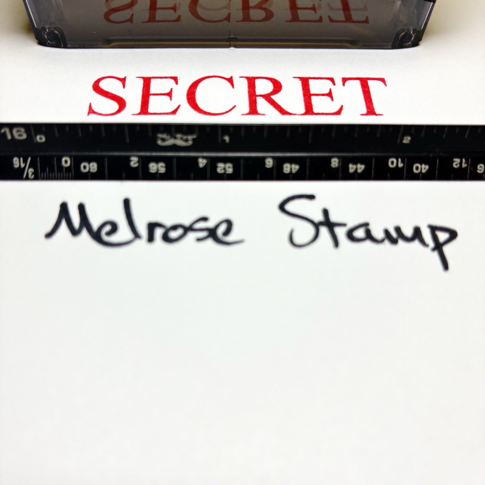 Secret Rubber Stamp Red Ink Self Inking Ideal 4913