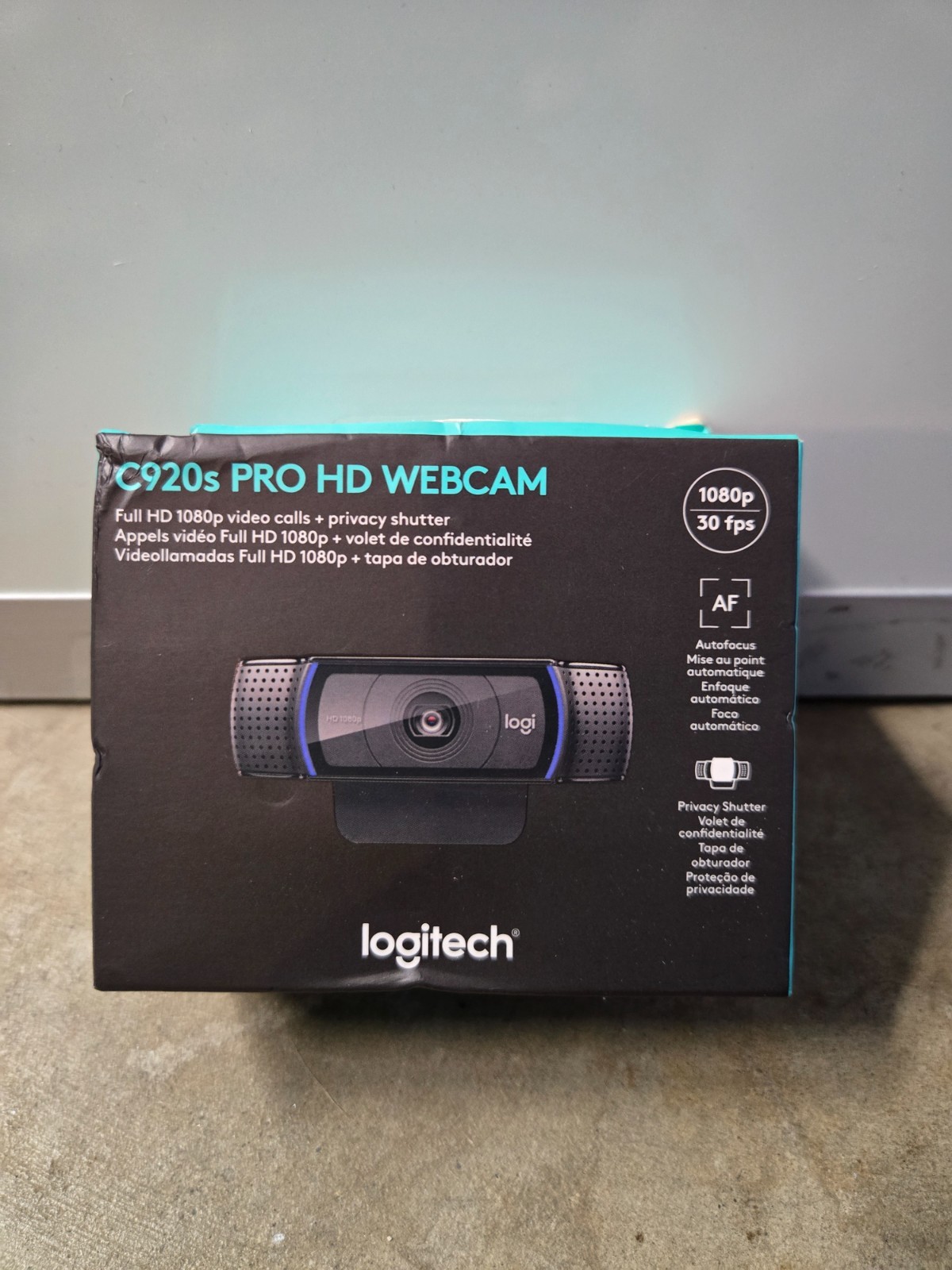 Logitech C920s Pro HD 1080p Webcam | w/ Privacy Shutter | NEW |