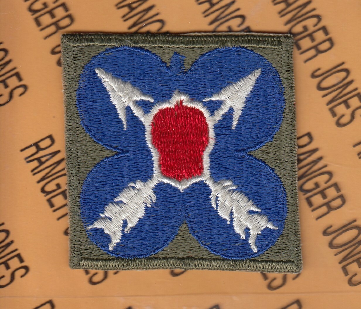 WWII US Army 21st XXI CORPS patch c/e AB