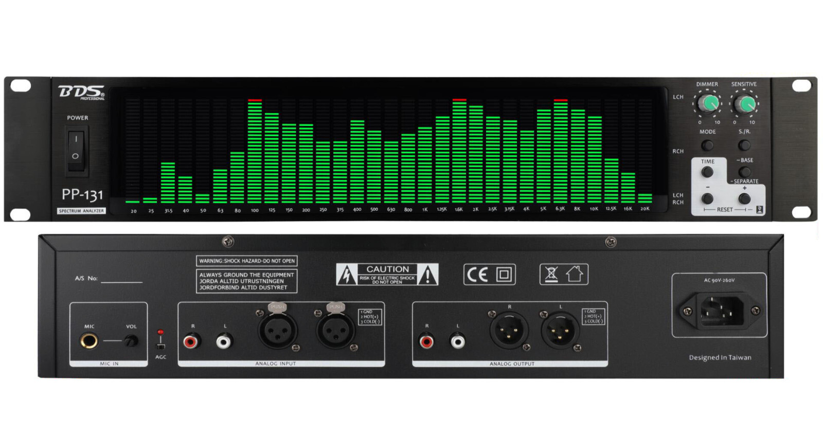Digital Audio Spectrum Analyzer Display VU Meter 31-Segment BDS PP-131