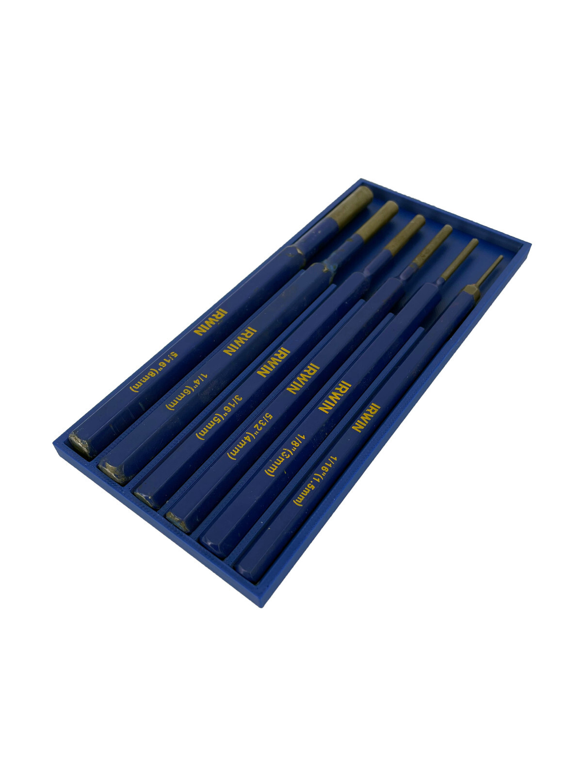 Irwin Pin Punch Set Tool Box Chest Tray Organizer