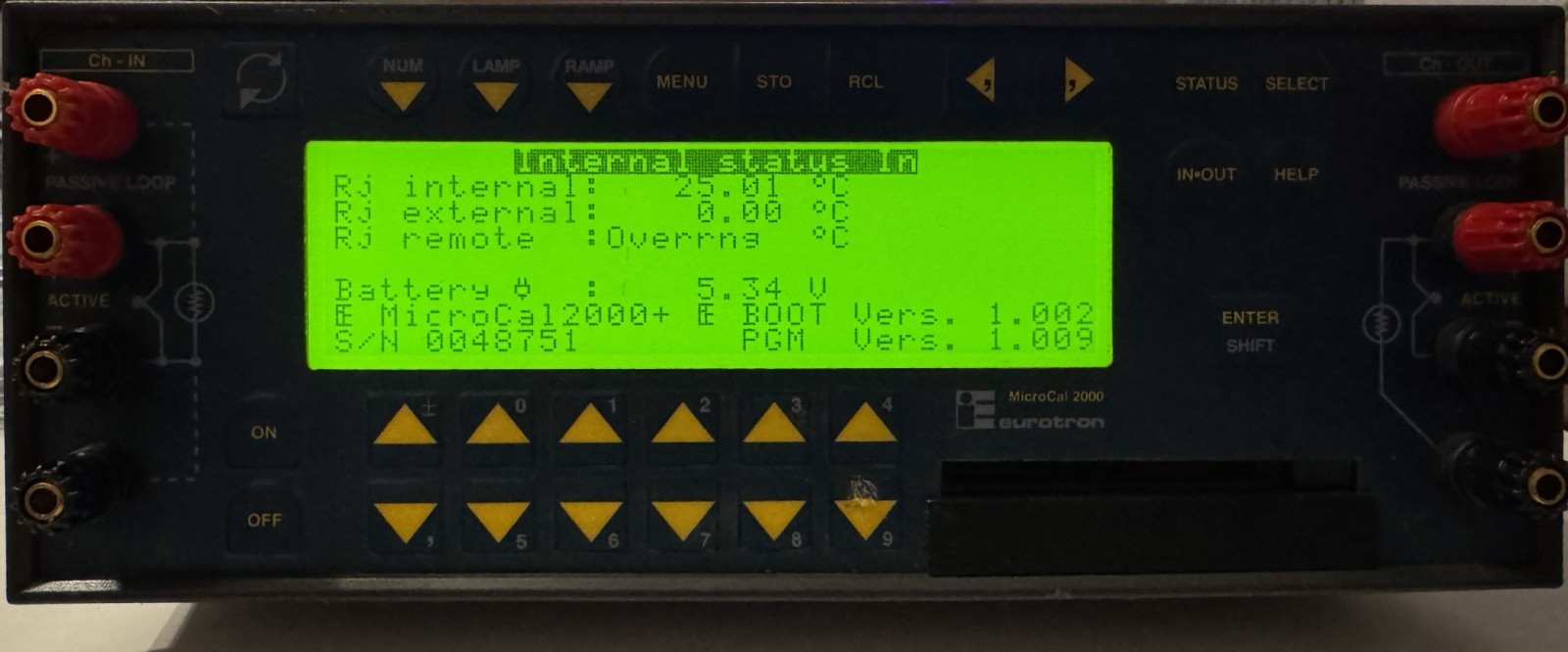 Eurotron Microcal 2000+ Multifunction Calibrator *AS-IS*