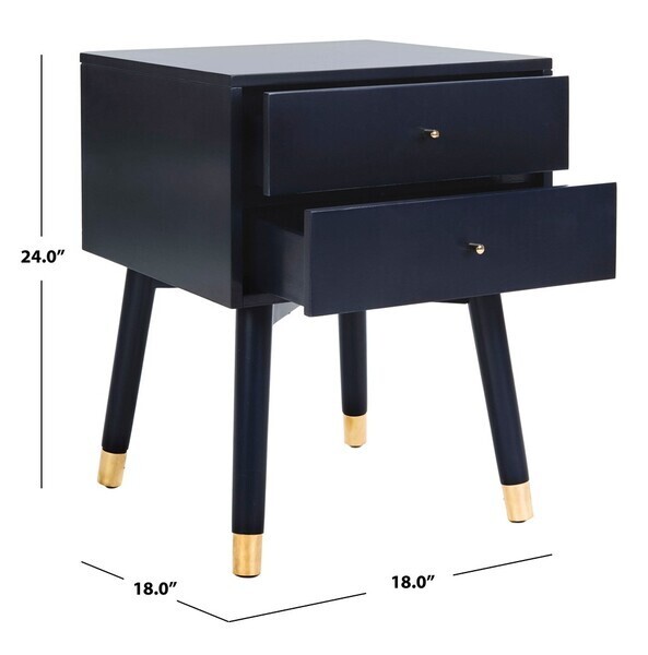 Safavieh Retro Gold Cap Nightstand, Reduced Price 2172720114 FOX6234A