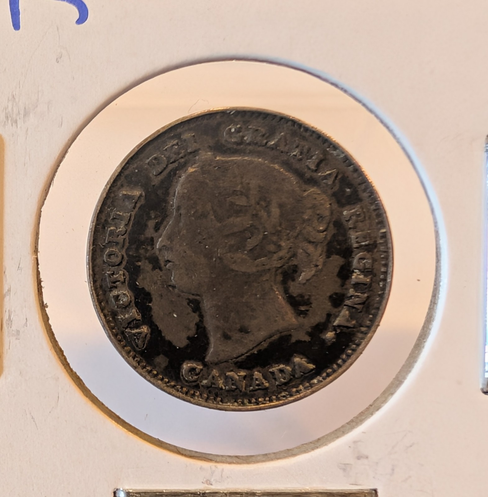 1891 Canada 5 Cents Km#2