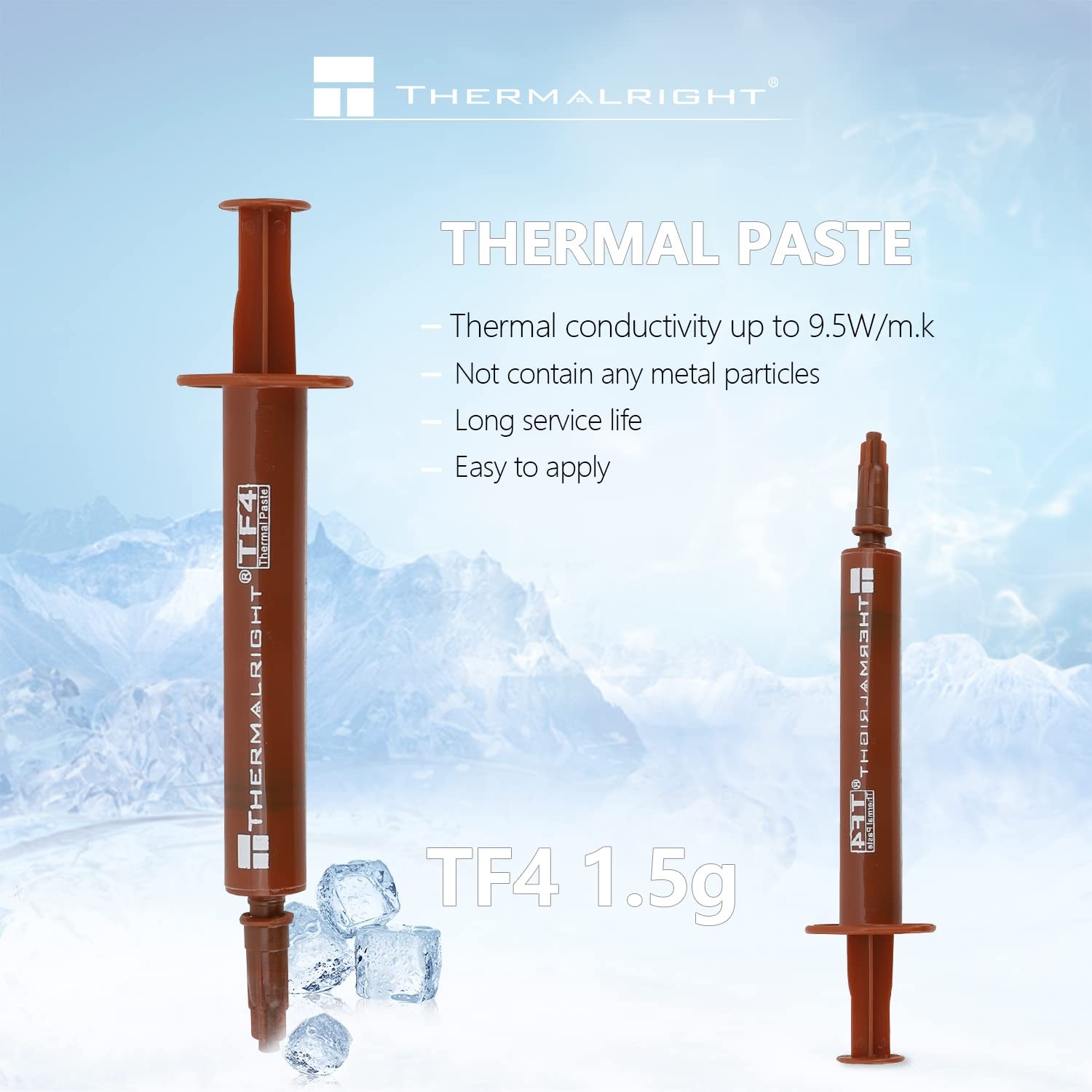 TF4 1.5g Thermal Compound Paste for Coolers, Heat Sink Paste High Durability ...